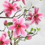 Magnolia Artificiel en Fleurs Rose - 150 cm Horizon Végétal