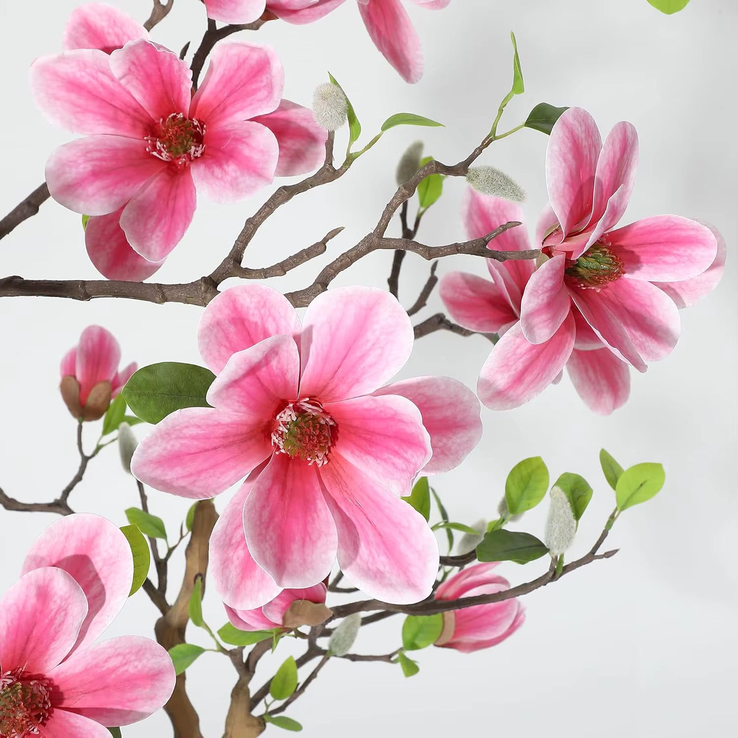 Magnolia Artificiel en Fleurs Rose - 150 cm