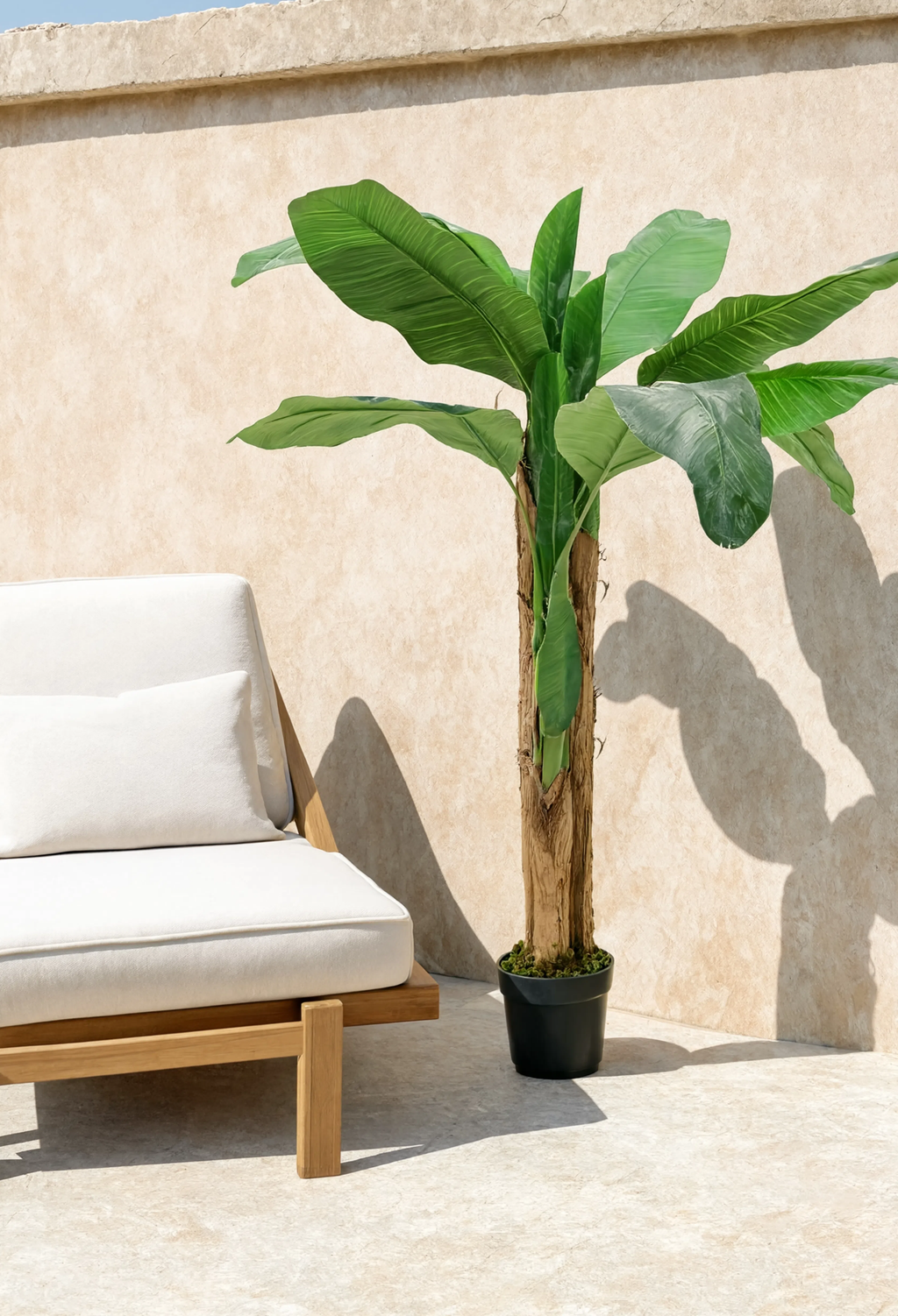 Bananier Exotique Artificiel - 120 cm