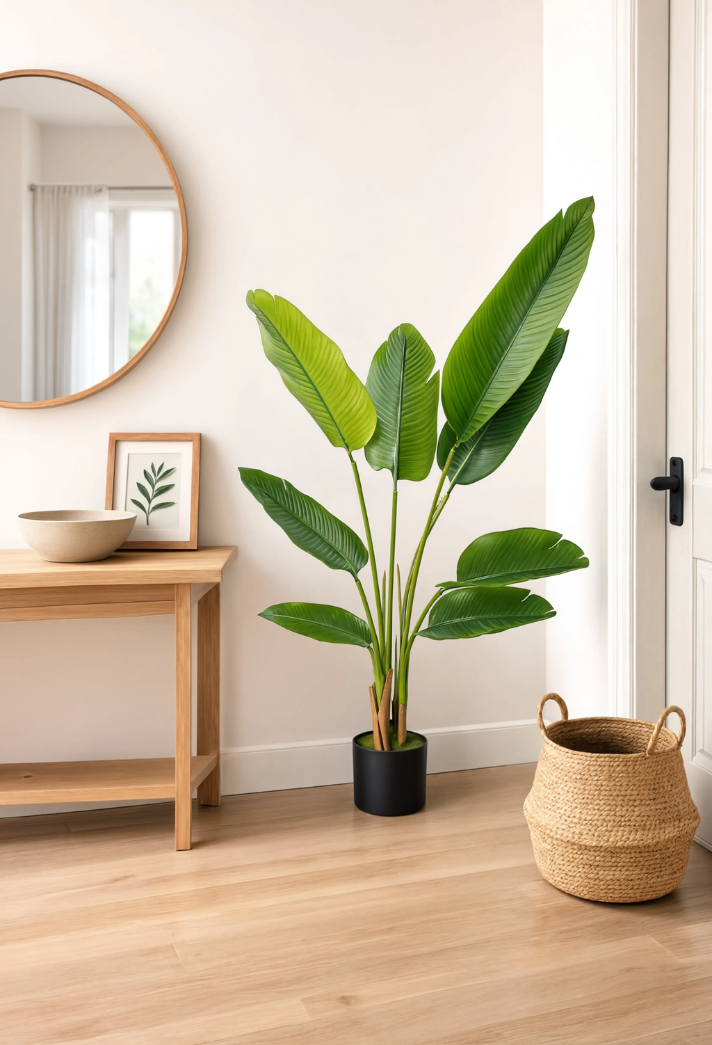 Strelitzia Nicolai Artificielle - 110 cm