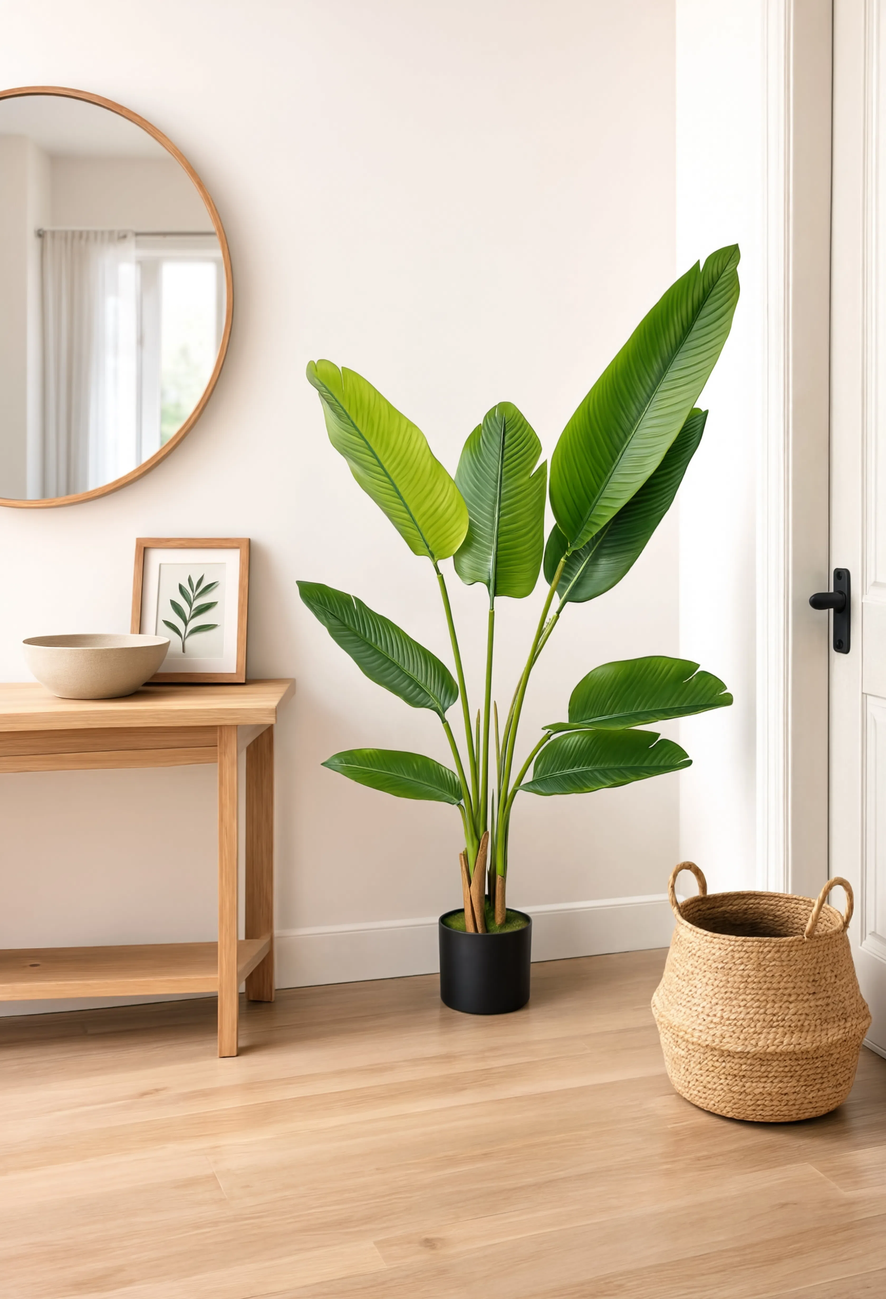 Strelitzia Nicolai Artificielle - 110 cm