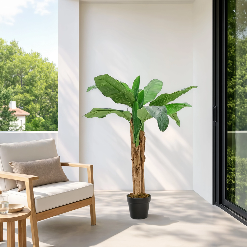 Bananier Exotique Artificiel - 120 cm