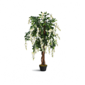Wisteria Artificielle Vert et Blanc - 80 cm