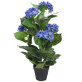 Hortensia Artificiel Bleu - 60 cm