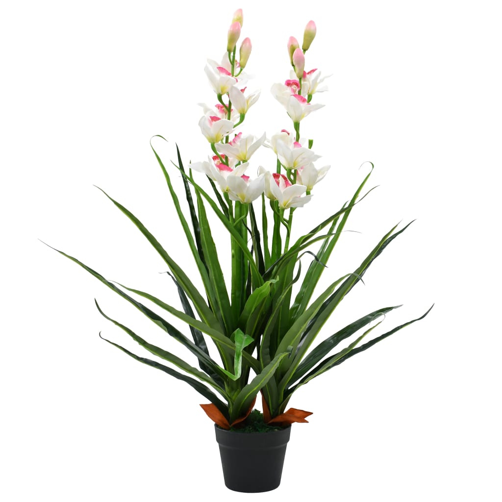 Orchidée Cymbidium Artificielle Royale - 100 cm