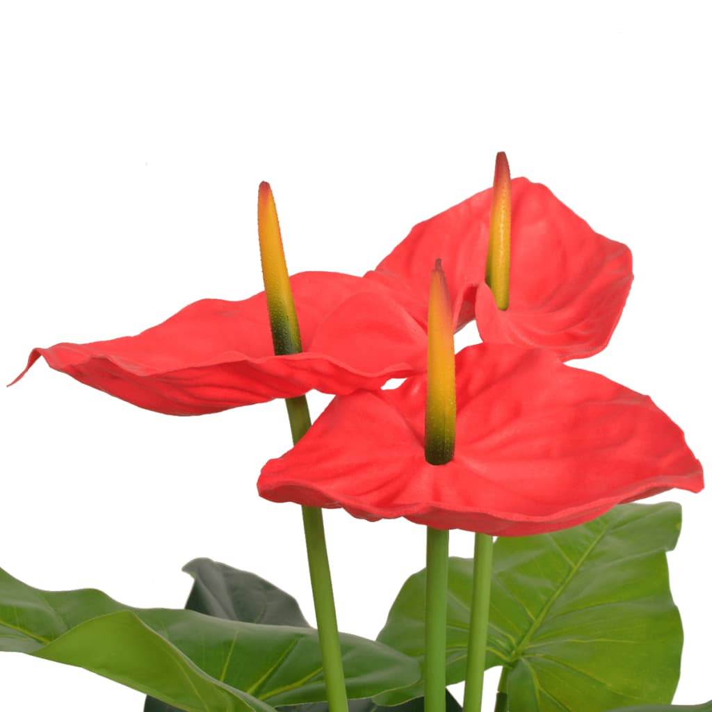Anthurium Artificielle Rouge - 90 cm