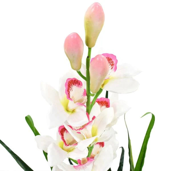 Orchidée Cymbidium Artificielle Royale - 100 cm