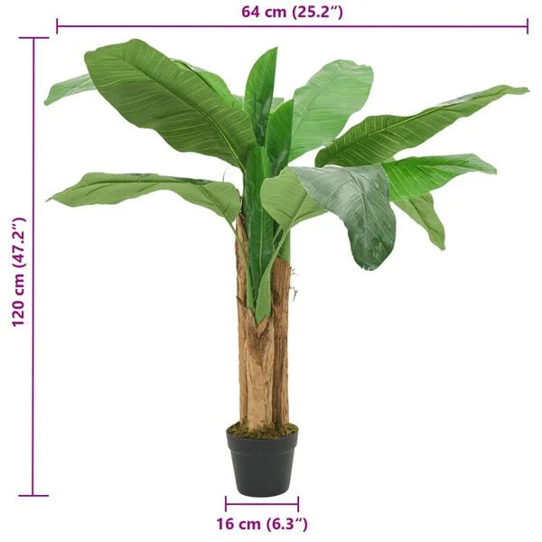 Bananier Exotique Artificiel - 120 cm